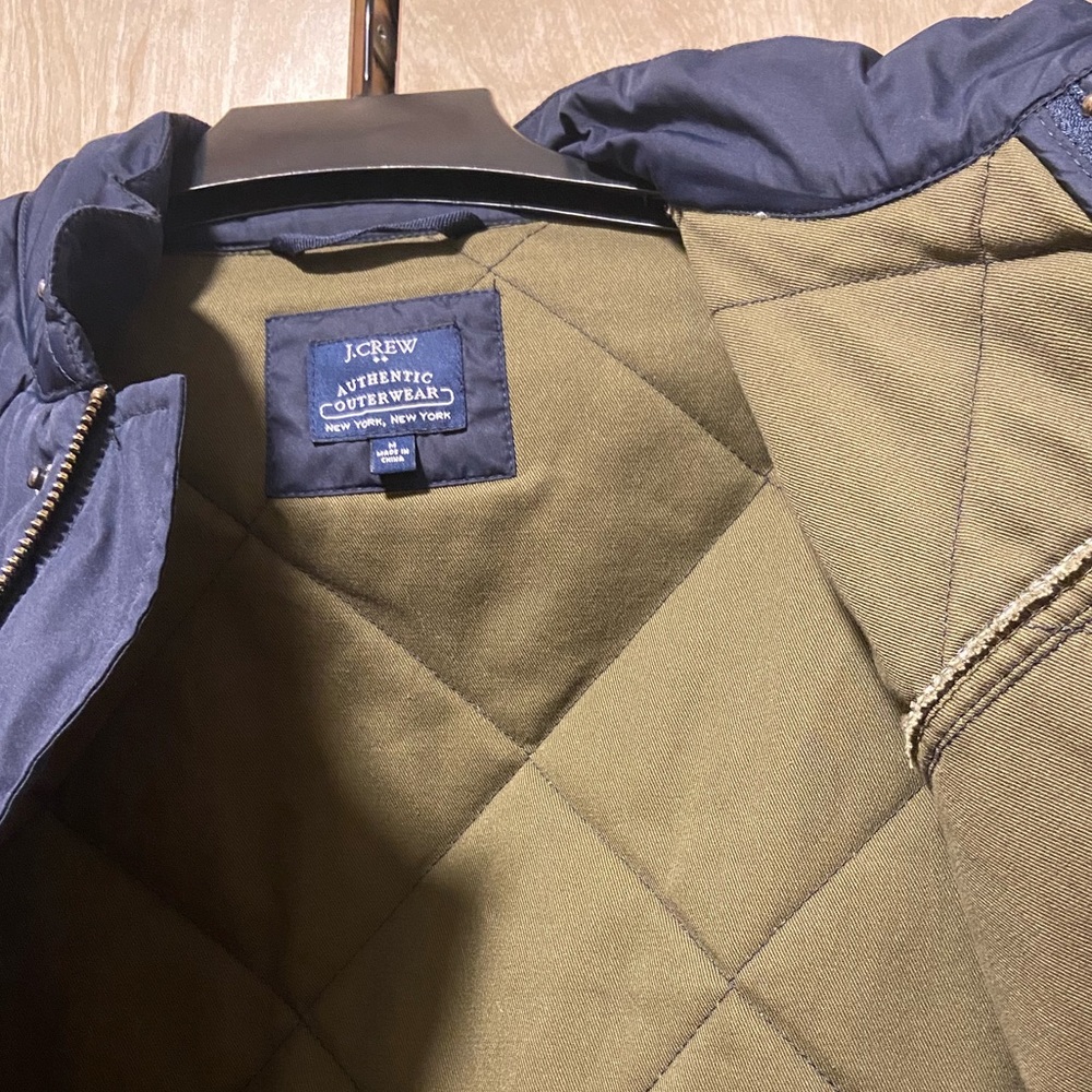 J. Crew quilted jacket, lightly worn w/o tags - Picture 2 of 3